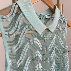 Claude Pierlot/ Aqua camisole / size 38 / 2-4